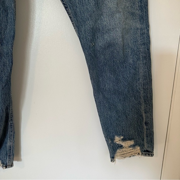 Agolde Women’s Jamie Jeans High Rise Straight Distressed Size 28 - Picture 7 of 10